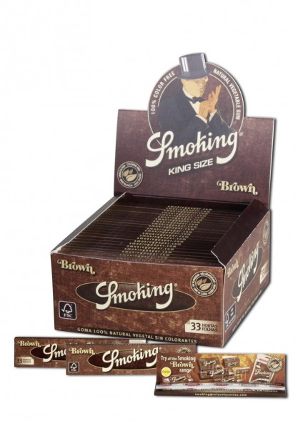 Smoking Brown Papers KS Ultra Thin ungebleicht