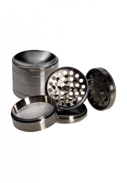 Grinder 4-tlg. konkav grau 56mm